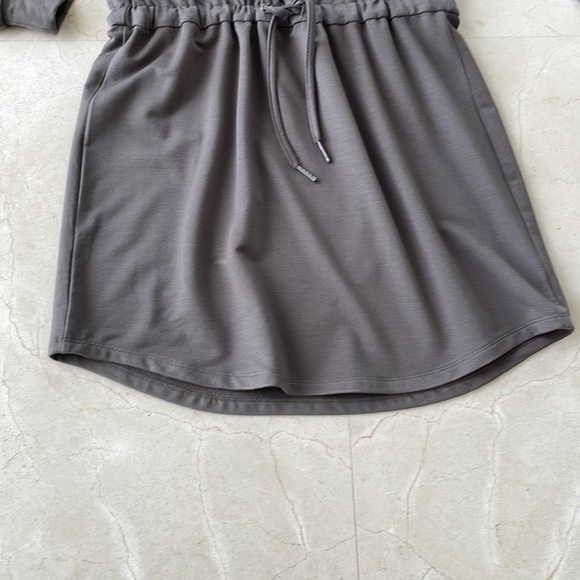 NWT BB DAKOTA LONG SLEEVE FRENCH TERRY MINIDRESS - Picture 4 of 7